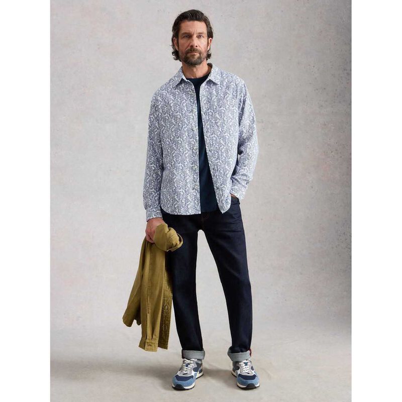 White Stuff Finsbury Vine Print Shirt image number 3